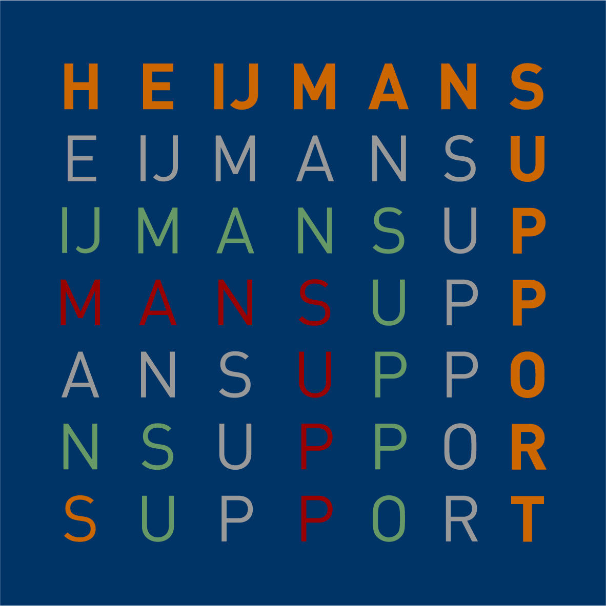 logo Heijmans Support BLAUW